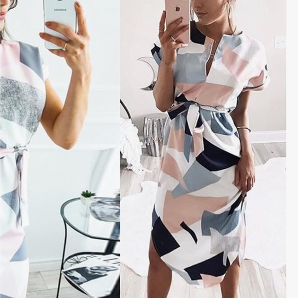 Colorblock Dress